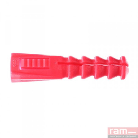 1 x Plug POLYETHYLEN VÆDDER R 8X39 uden krave