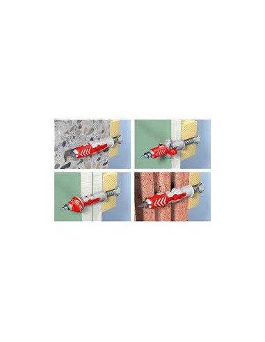 1 x Plug Nylon DUOPOWER Fischer 6X30 uden Skrue