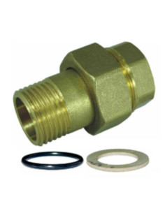 Lige unionsfitting med O-ringstætning 20X27 (3/4")...
