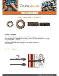 TilbehØr THERMAX Fischer 12/16 Rustfrit stål A4 2