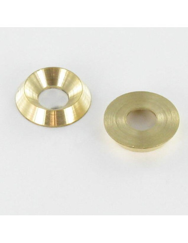 1 x SKÅL Skrue FULD M3 Messing 1094