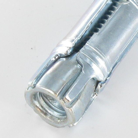 1 x Plug Anker med øje skrue M10 16X60 elforzinket stål