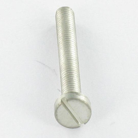 1 x Vis m-hastighed Nikkelbelagt messing stort cylindrisk pan hoved kærv M6X30 10 MICR