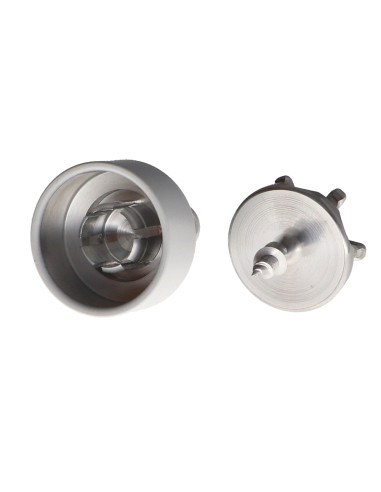 1 x Krog dekorativ Aluminium Hvid med...