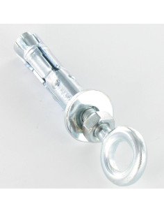 Plug Anker med øje skrue M12 20X80 elforzinket stål