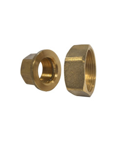 Flad unionsfitting hun 26X34(1")X40X49(1"1/2) Messing 2