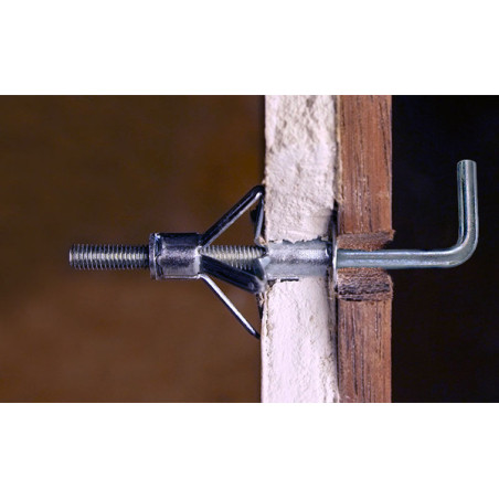 1 x Plug METAL 4X32 to Hængsel elforzinket stål