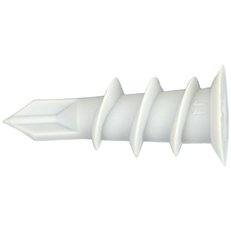 1 x Plug Nylon SELVBORINGSMASKINE PLADE GIPS 13X32