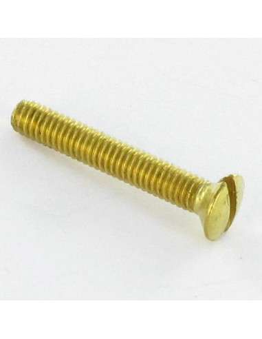1 x Vis m-hastighed Messing forsænket pan hoved...