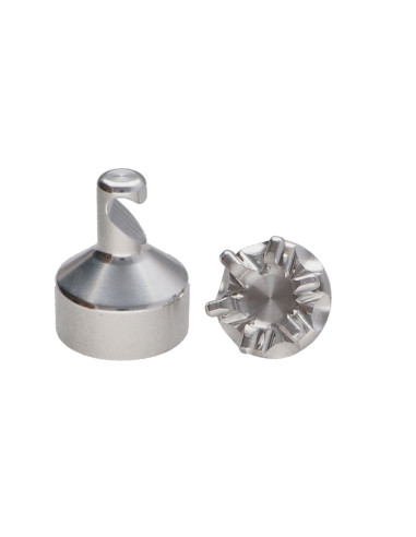 1 x Krog dekorativ Aluminium med fastgørelse...