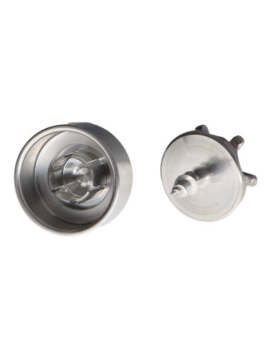 1 x Krog dekorativ Aluminium med fastgørelse...