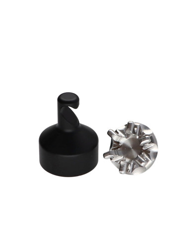 1 x Krog dekorativ Aluminium Sort med...