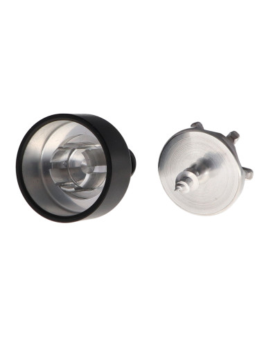 1 x Krog dekorativ Aluminium Sort med...