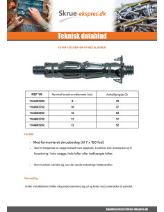 Plug metalisk Fischer HM-PV 5X37 2