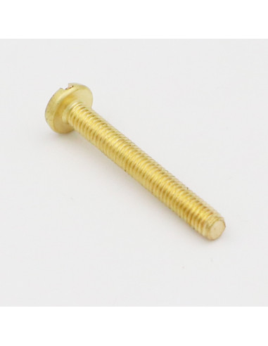 1 x Vis m-hastighed Messing stort cylindrisk...