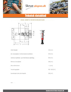 Plug DUOBLADE Fischer med Skrue 4,5X40 2