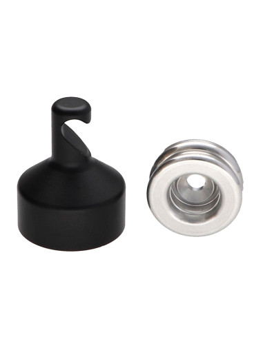 1 x Krog dekorativ Aluminium Sort med...