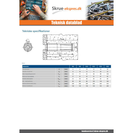1 x Plug NUGGET RAWL elforzinket stål 20X80