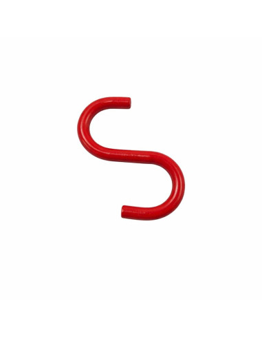 1 x Krog S til surring 750 kg rødt stål