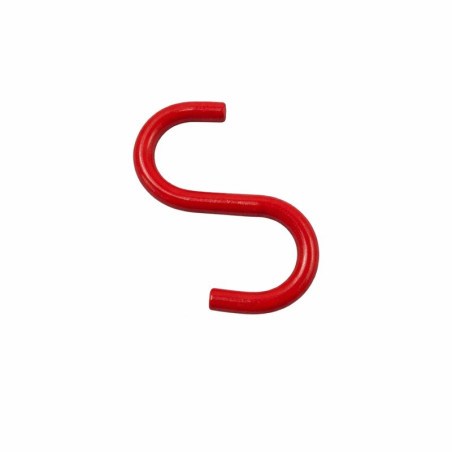1 x Krog S til surring 750 kg rødt stål