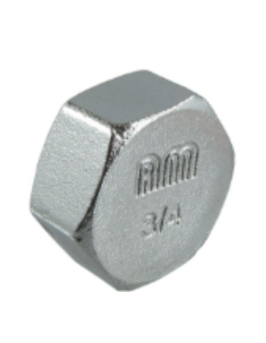 1 x Hunstik Figur 300 26x34 (1") Forkromet messing