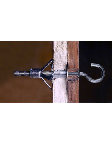 1 x Plug METAL 4X38 to Krog elforzinket stål
