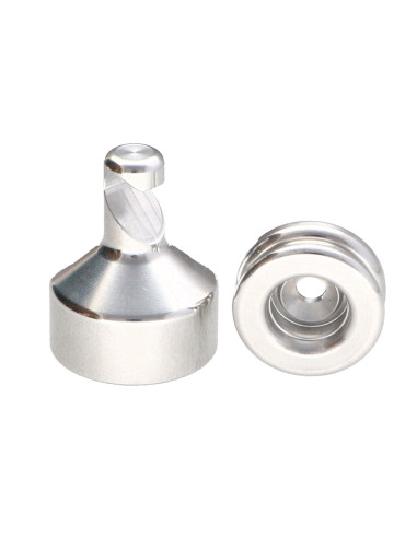 1 x Krog dekorativ Aluminium med fastgørelse...