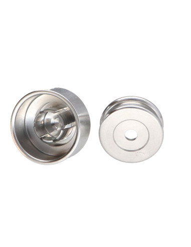 1 x Krog dekorativ Aluminium med fastgørelse...