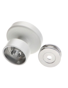 Knap dekorativ Aluminium Hvid med fastgørelse... 2