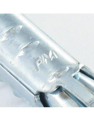 1 x Plug METAL FM-MP3 12X50 M8 elforzinket stål