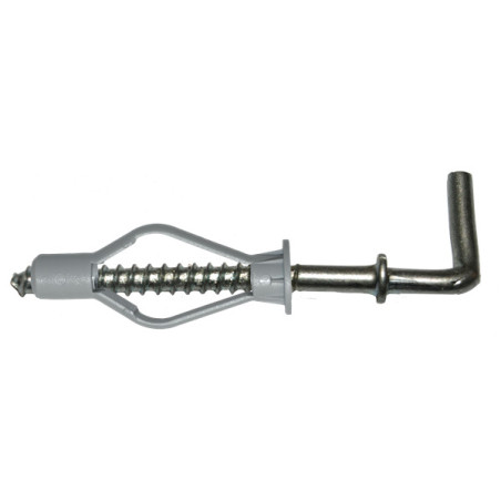 1 x Plug Nylon 8X40 med Hængsel GENNEMSNIT krave 4X45