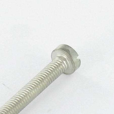 1 x Vis m-hastighed Duklaniseret messing stort cylindrisk pan hoved kærv M4X12