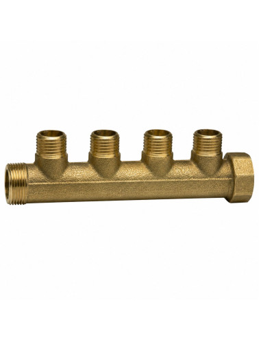 1 x Manifold 4 udgange 26x34 (1") han/hun...