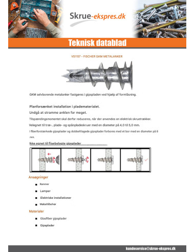 1 x Plug metalisk Fischer GKM