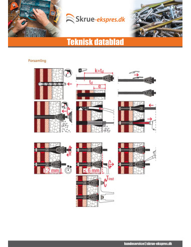 1 x Afstandsmontage THERMAX Fischer 16/170 M12...