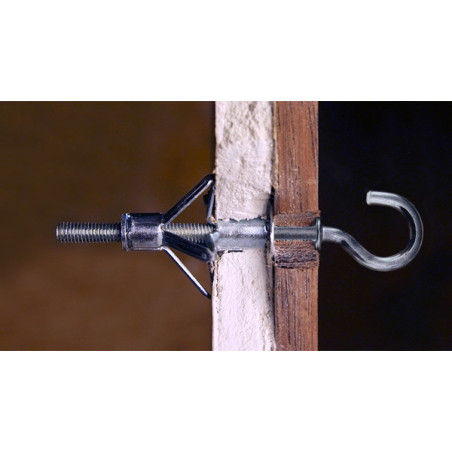 1 x Plug METAL 4X32 to Krog elforzinket stål