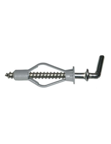 1 x Plug Nylon 8X40 med Hængsel KORT krave 4X45