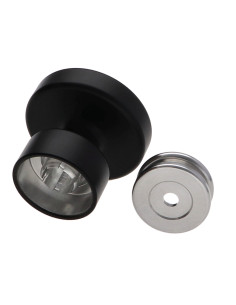 Knap dekorativ Aluminium Sort med fastgørelse... 2