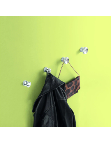 1 x Knap dekorativ Aluminium Sort med...