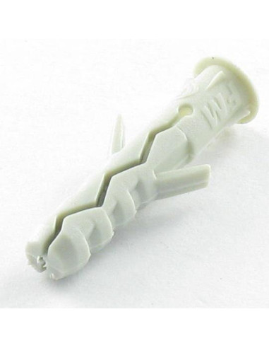 1 x Plug Nylon med krave 5X25 grå