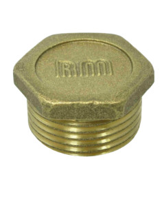 Hanstik Figur 290 26x34 (1") fladt hoved Messing