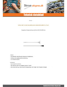 Dybler til facadeisolering 10X70 og Søm METALLISK 2