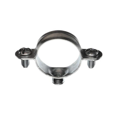 1 x Metal slangeklemme M7X150 diameter 48 elforzinket stål