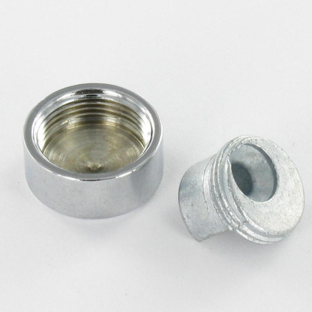 1 x Ben Forkromet messing +BASE zink legering for spejl 18