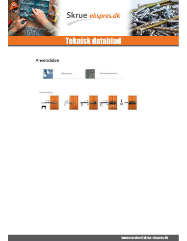 1 x SIEVE INDSPRØJTNING plastik RAWL 12X50