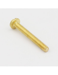Vis m-hastighed Messing stort cylindrisk pan hoved kærv... 2