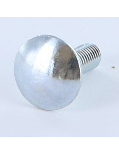 Vognbolt M6X16 Fuld trÃ¥d elforzinket stål