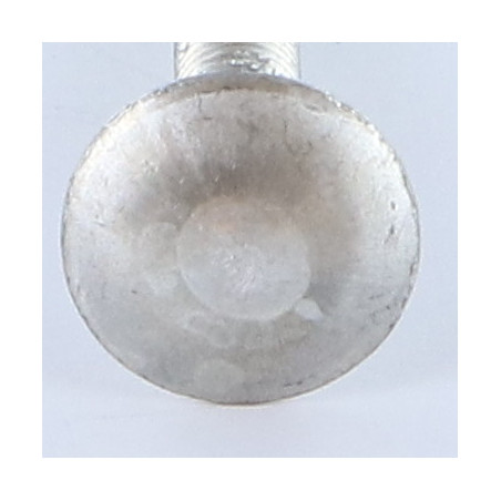 1 x Vognbolt M6X45 Fuld trÃ¥d Aluminium