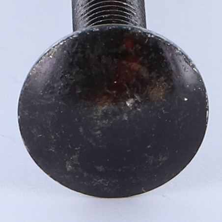 1 x Vognbolt M7X70 trin 100 Fuld trÃ¥d sort galvaniseret