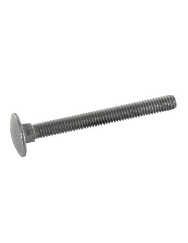 1 x Vognbolt M8X80 Fuld trÃ¥d Rå stål